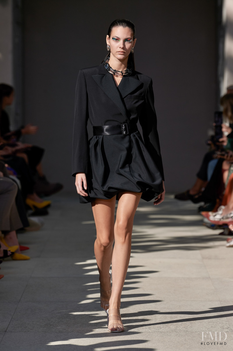 Vittoria Ceretti featured in  the Salvatore Ferragamo fashion show for Spring/Summer 2020