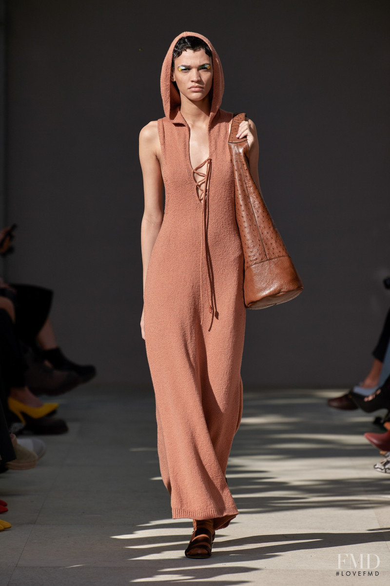 Kerolyn Soares featured in  the Salvatore Ferragamo fashion show for Spring/Summer 2020