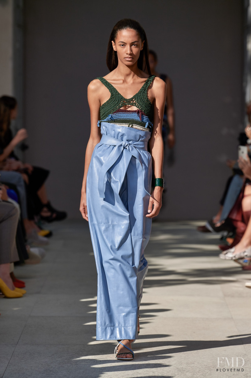 Sacha Quenby featured in  the Salvatore Ferragamo fashion show for Spring/Summer 2020