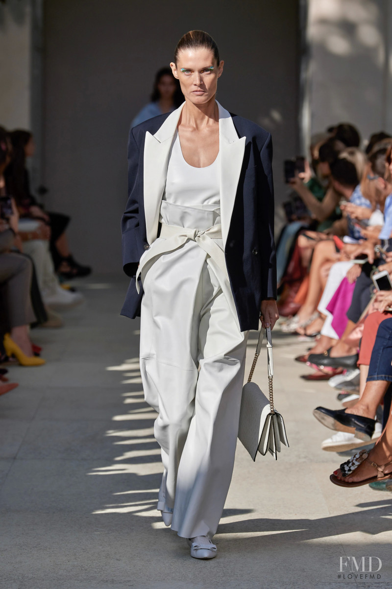 Malgosia Bela featured in  the Salvatore Ferragamo fashion show for Spring/Summer 2020