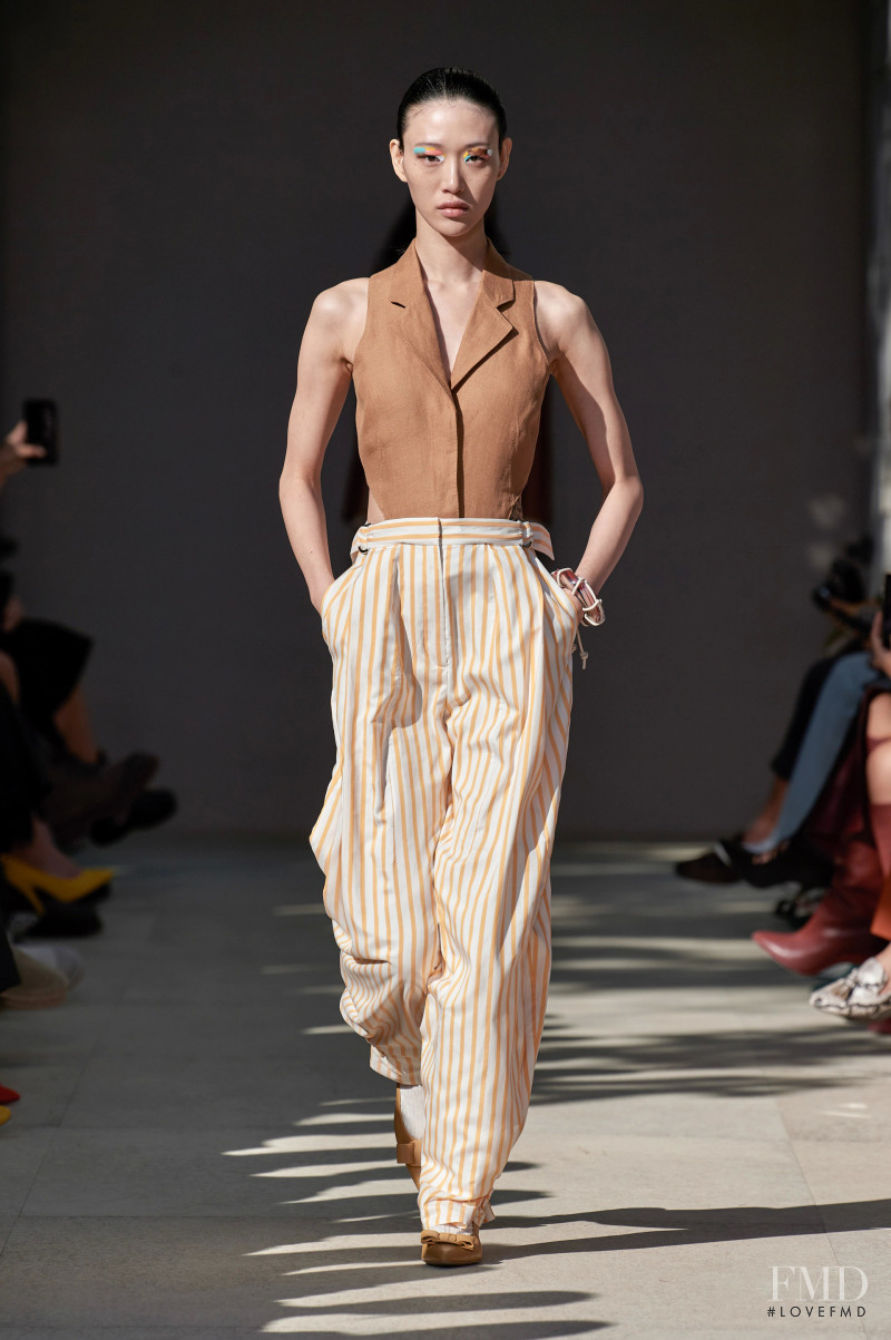 So Ra Choi featured in  the Salvatore Ferragamo fashion show for Spring/Summer 2020