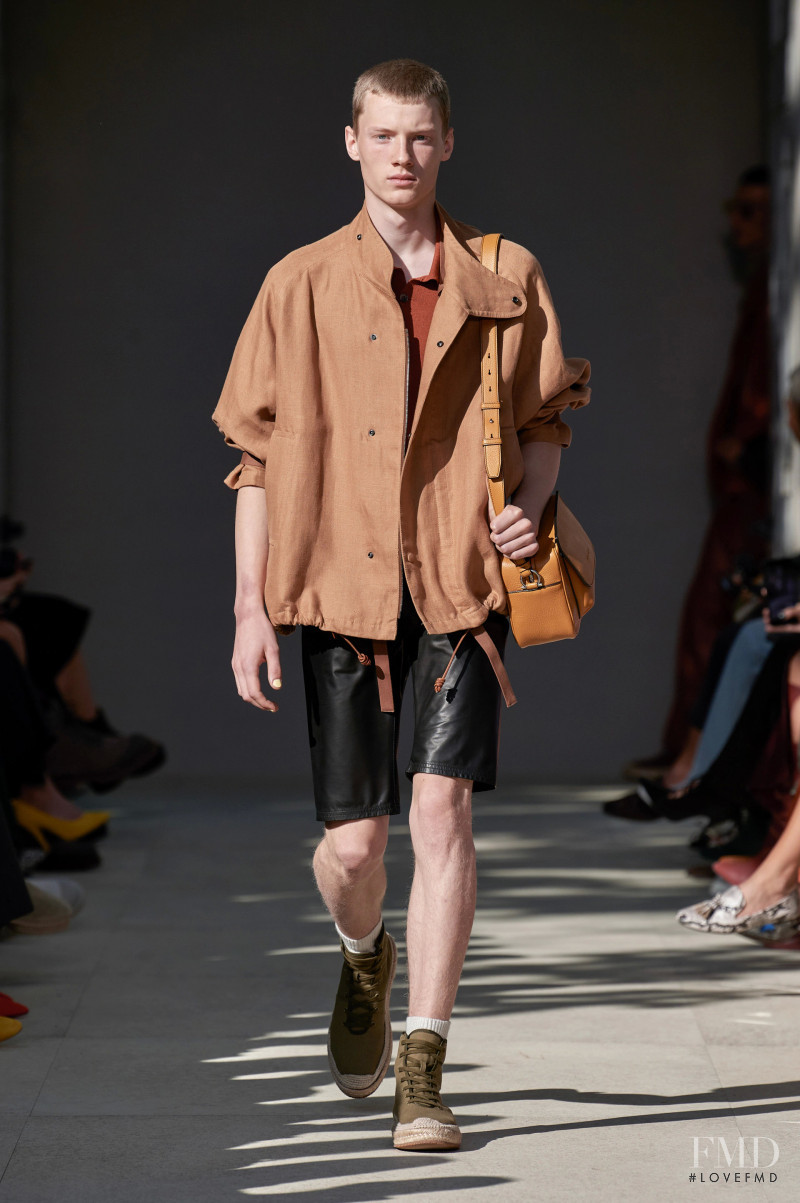 Braien Vaiksaar featured in  the Salvatore Ferragamo fashion show for Spring/Summer 2020