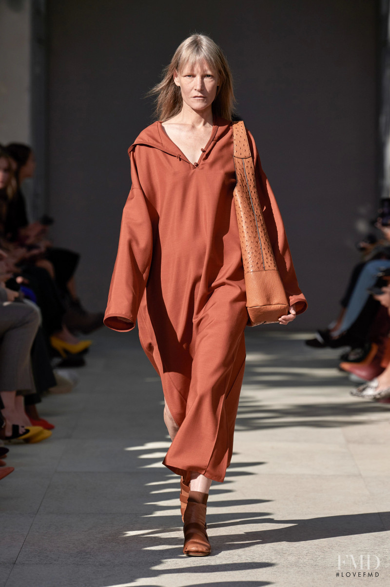 Kirsten Owen featured in  the Salvatore Ferragamo fashion show for Spring/Summer 2020