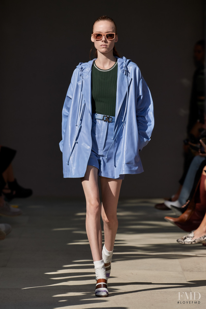 Kiki Willems featured in  the Salvatore Ferragamo fashion show for Spring/Summer 2020