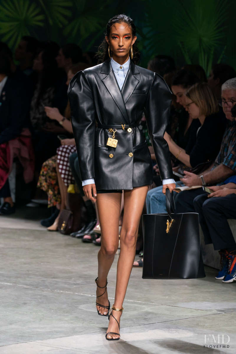 Mona Tougaard featured in  the Versace fashion show for Spring/Summer 2020