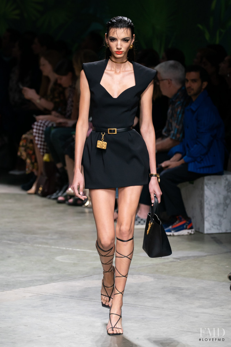 Cynthia Arrebola featured in  the Versace fashion show for Spring/Summer 2020