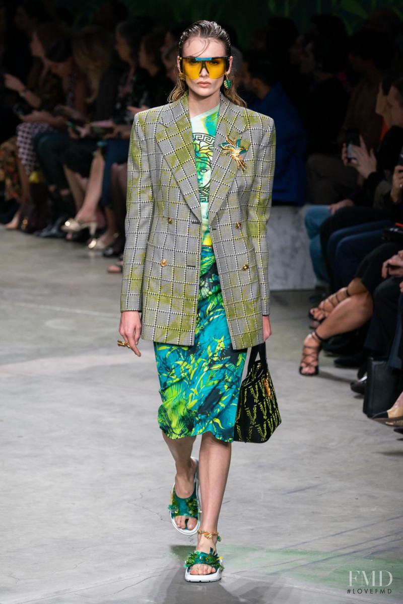 Emily Godwin featured in  the Versace fashion show for Spring/Summer 2020
