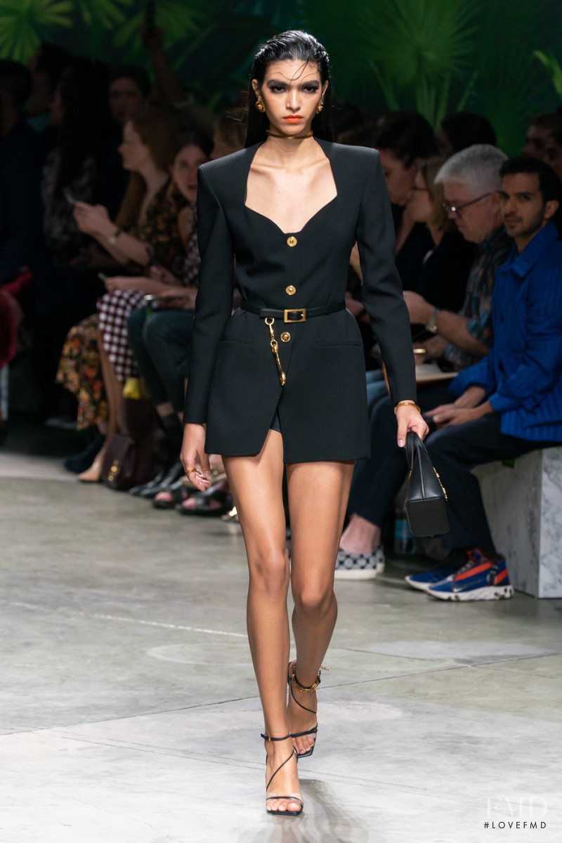 Anita Pozzo featured in  the Versace fashion show for Spring/Summer 2020