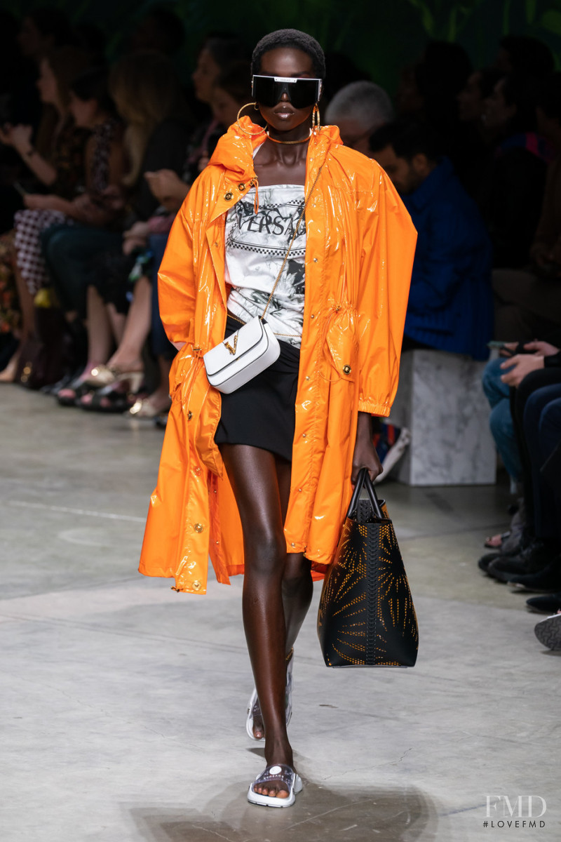 Ajok Madel featured in  the Versace fashion show for Spring/Summer 2020
