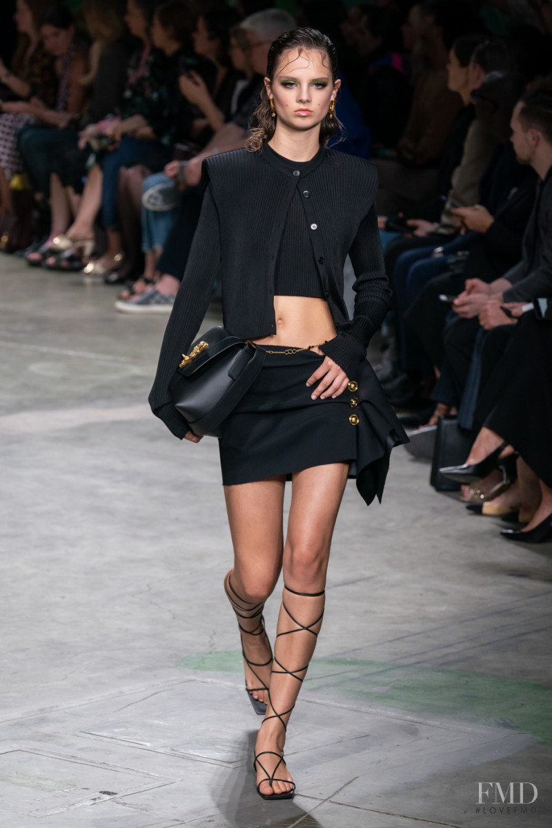 Giselle Norman featured in  the Versace fashion show for Spring/Summer 2020