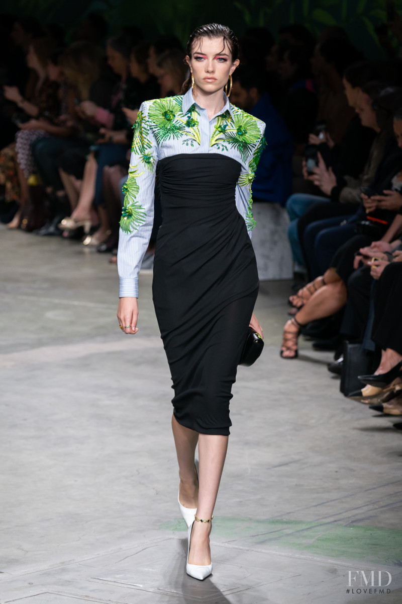 Grace Hartzel featured in  the Versace fashion show for Spring/Summer 2020