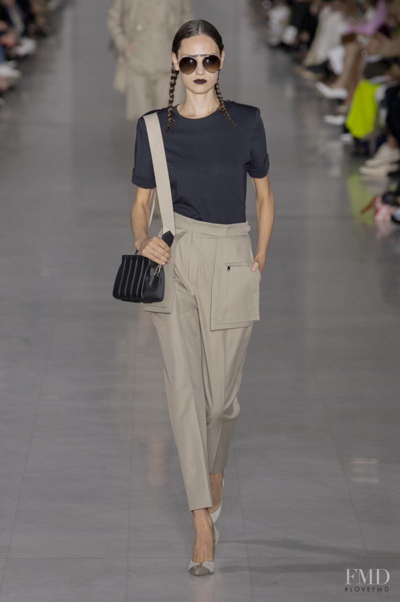 Caroline Knudsen featured in  the Max Mara fashion show for Spring/Summer 2020