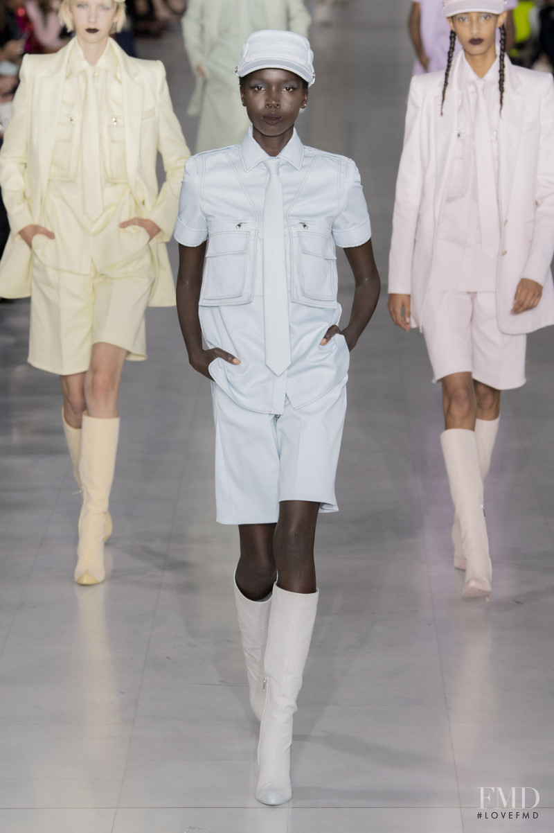 Ajok Madel featured in  the Max Mara fashion show for Spring/Summer 2020