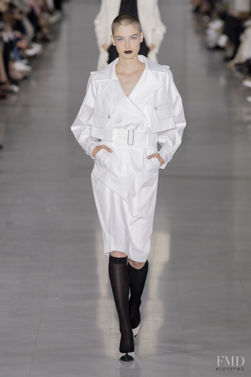 Joanna Krneta featured in  the Max Mara fashion show for Spring/Summer 2020
