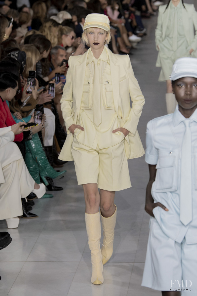 Bente Oort featured in  the Max Mara fashion show for Spring/Summer 2020