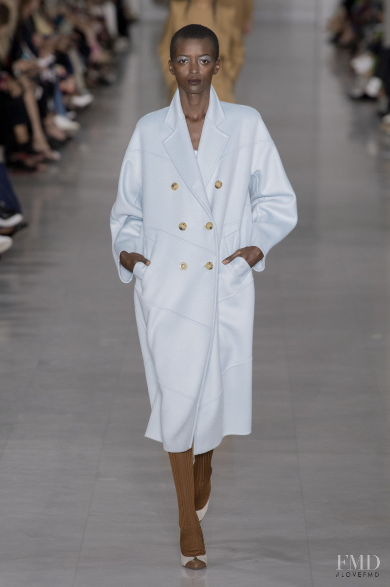 Amira Pinheiro featured in  the Max Mara fashion show for Spring/Summer 2020