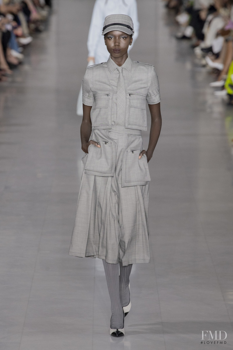 Ajok Madel featured in  the Max Mara fashion show for Spring/Summer 2020