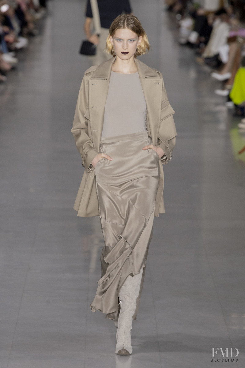 Emily Driver featured in  the Max Mara fashion show for Spring/Summer 2020