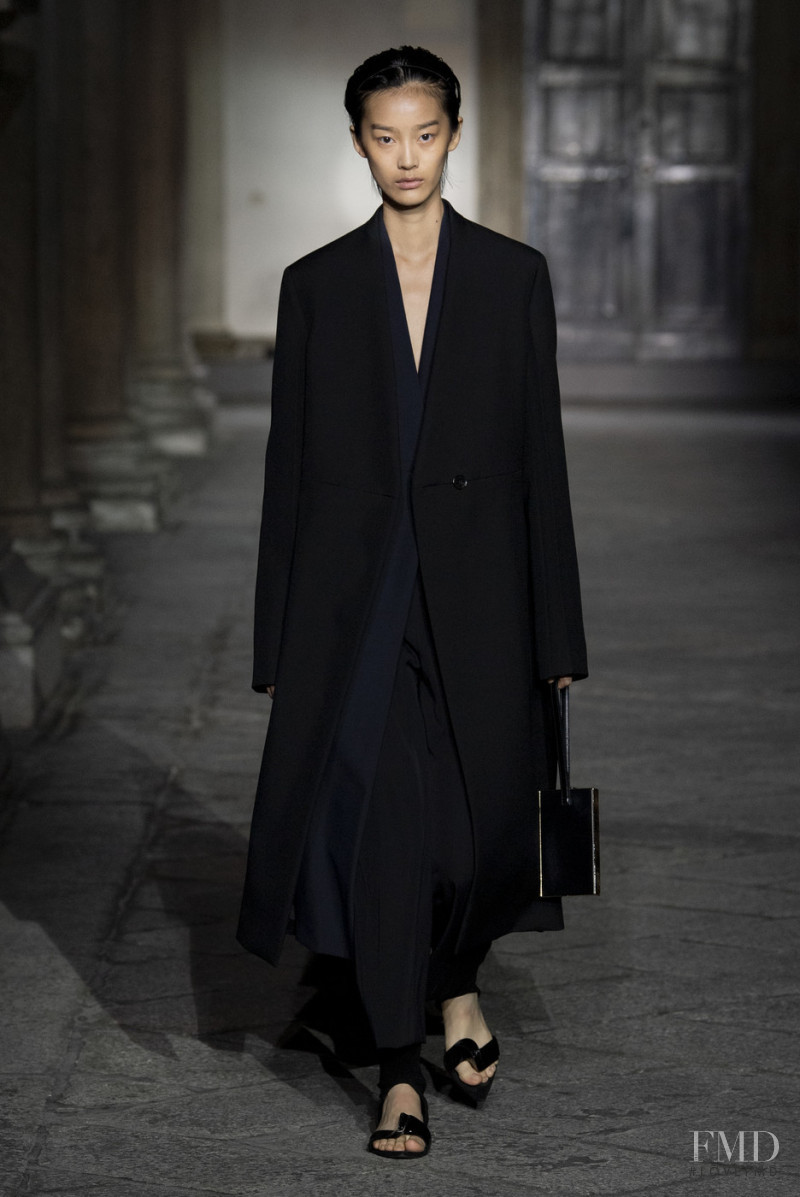 Jiang Ruiqi featured in  the Jil Sander fashion show for Spring/Summer 2020