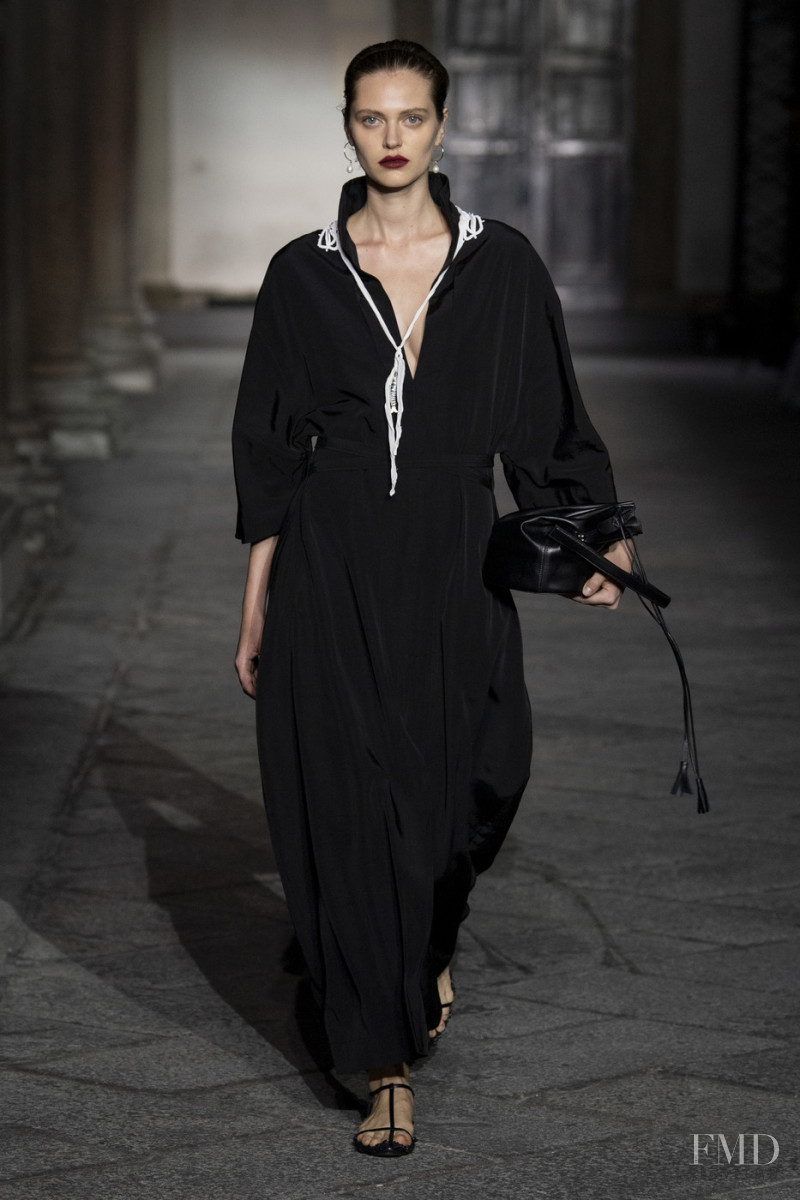 Natalia Bulycheva featured in  the Jil Sander fashion show for Spring/Summer 2020