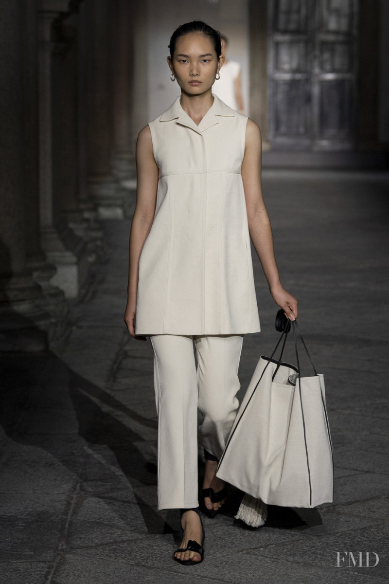Ling Ling Chen featured in  the Jil Sander fashion show for Spring/Summer 2020