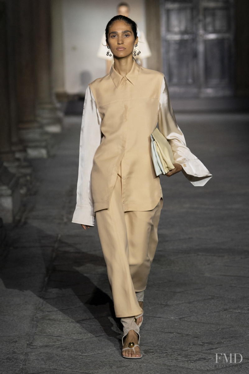 Hannah Wick featured in  the Jil Sander fashion show for Spring/Summer 2020