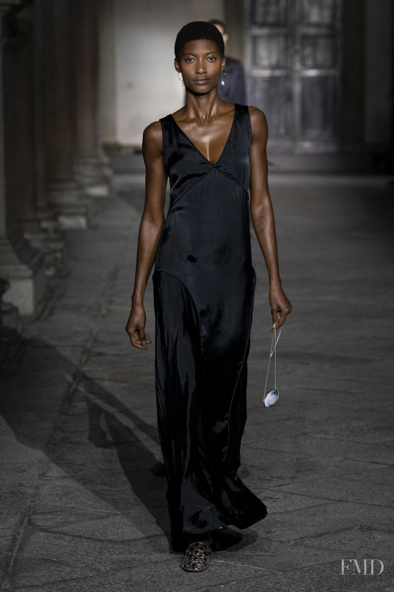 Mame Camara featured in  the Jil Sander fashion show for Spring/Summer 2020