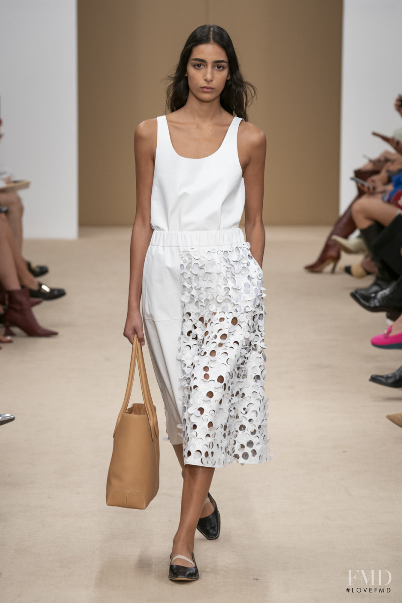 Nora Attal featured in  the Tod\'s fashion show for Spring/Summer 2020