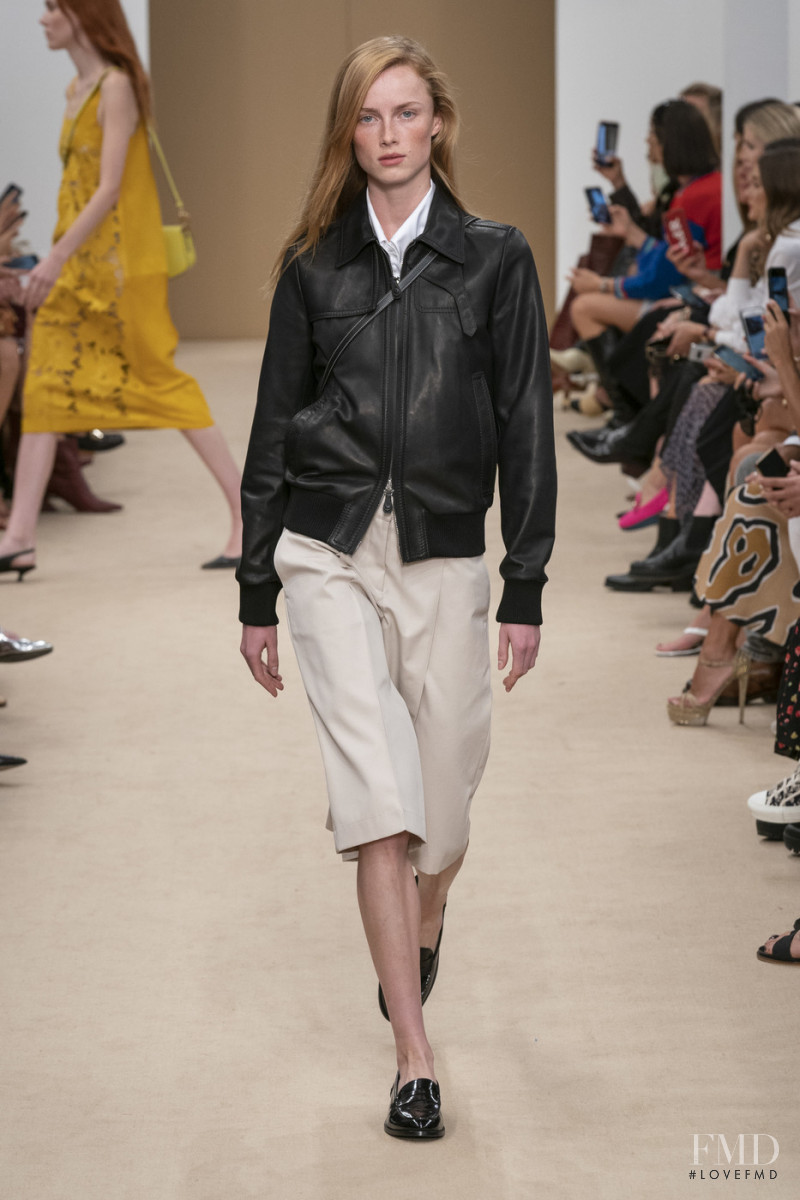 Rianne Van Rompaey featured in  the Tod\'s fashion show for Spring/Summer 2020