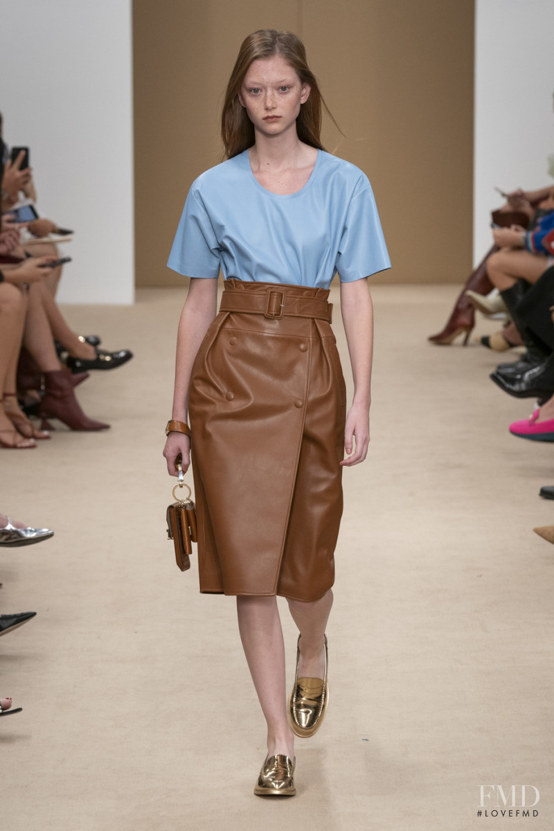 Sara Grace Wallerstedt featured in  the Tod\'s fashion show for Spring/Summer 2020