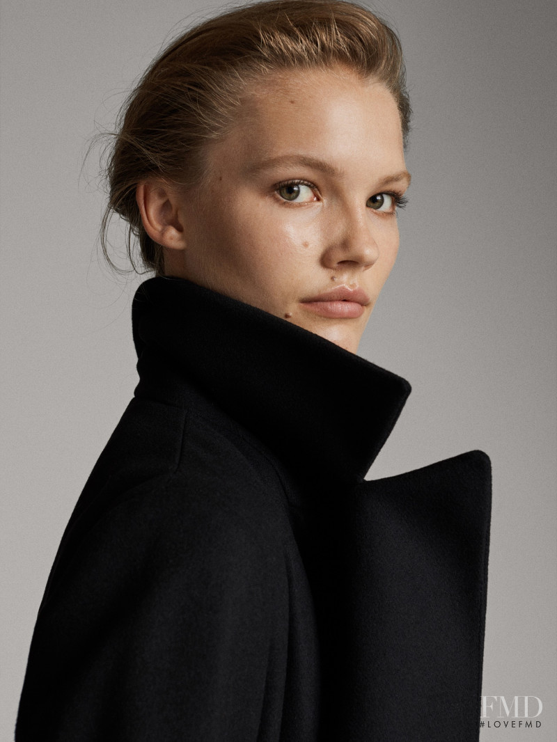 Elsemarie Riis featured in  the Massimo Dutti lookbook for Fall 2019