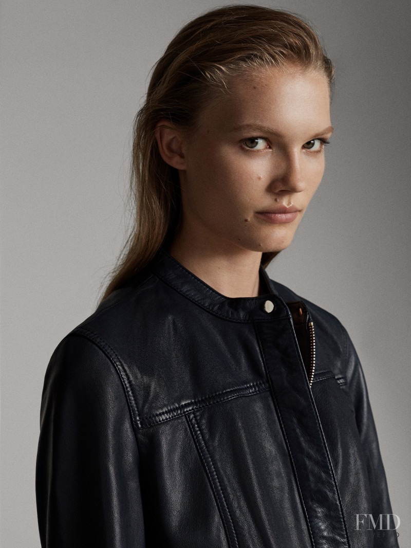 Elsemarie Riis featured in  the Massimo Dutti lookbook for Fall 2019