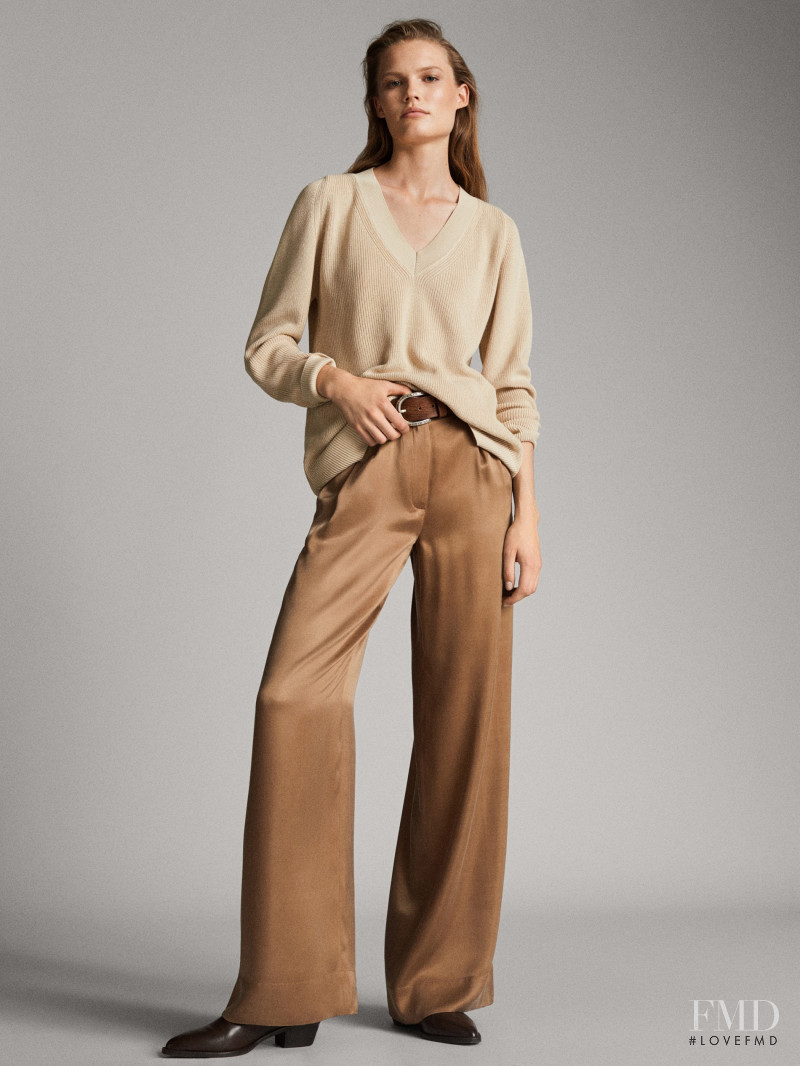 Elsemarie Riis featured in  the Massimo Dutti lookbook for Fall 2019