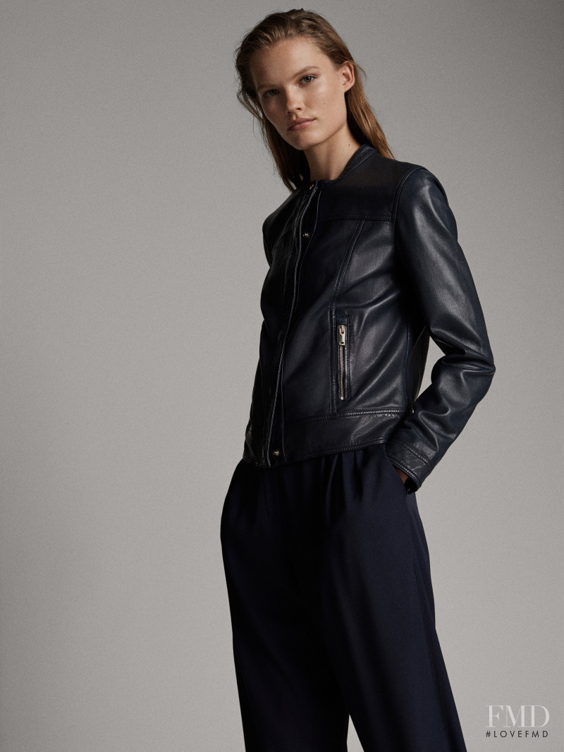 Elsemarie Riis featured in  the Massimo Dutti lookbook for Fall 2019