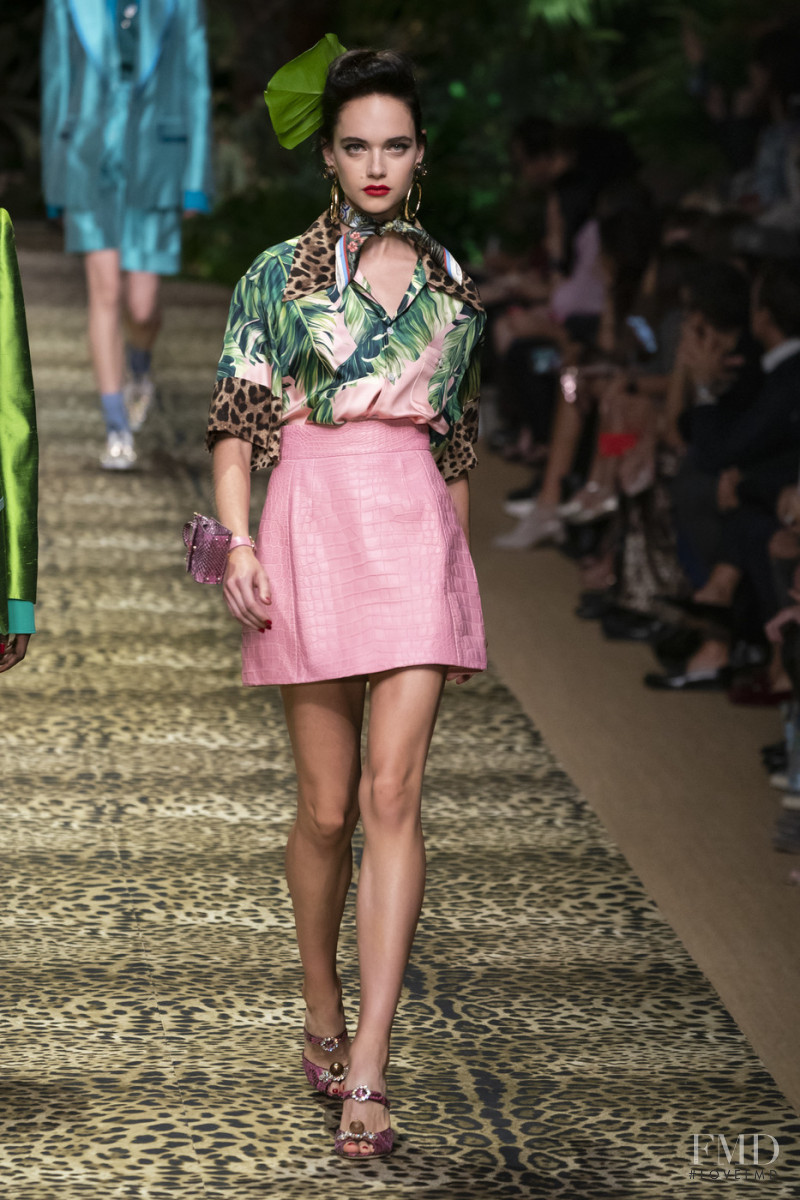 Lillian Conner featured in  the Dolce & Gabbana fashion show for Spring/Summer 2020