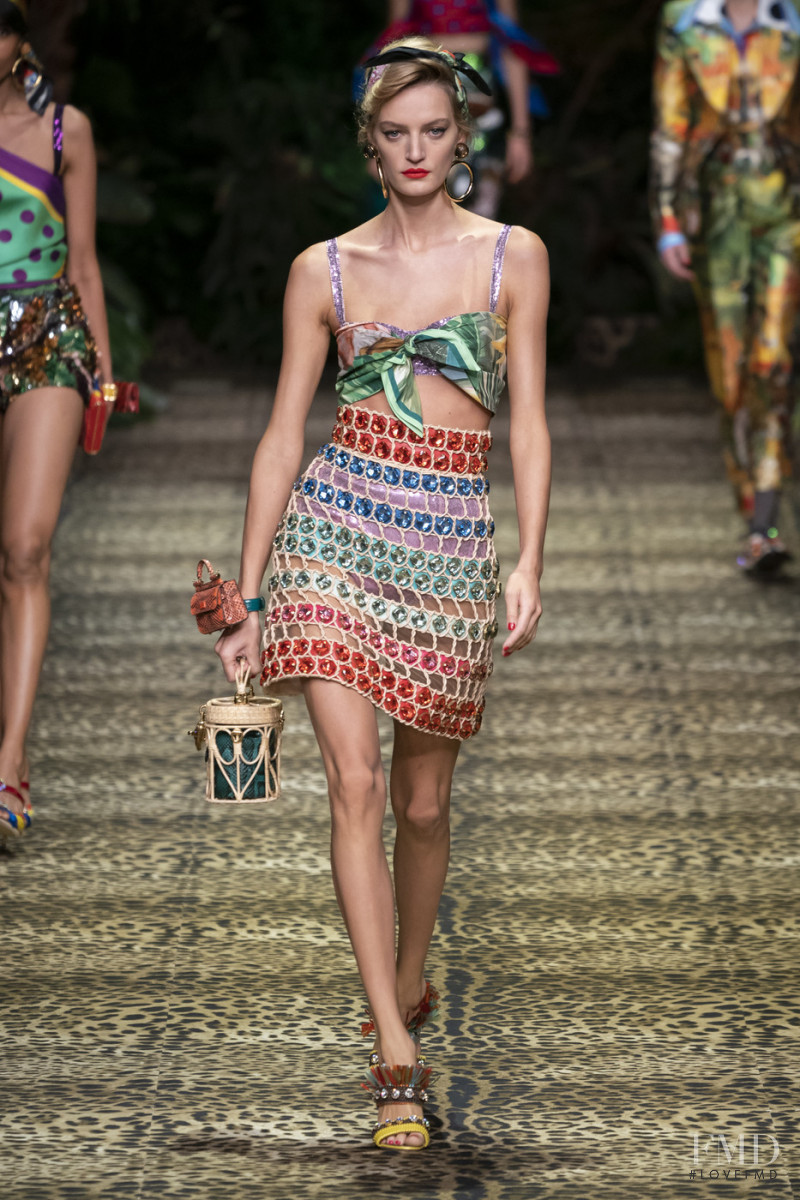 Milena Feuerer featured in  the Dolce & Gabbana fashion show for Spring/Summer 2020