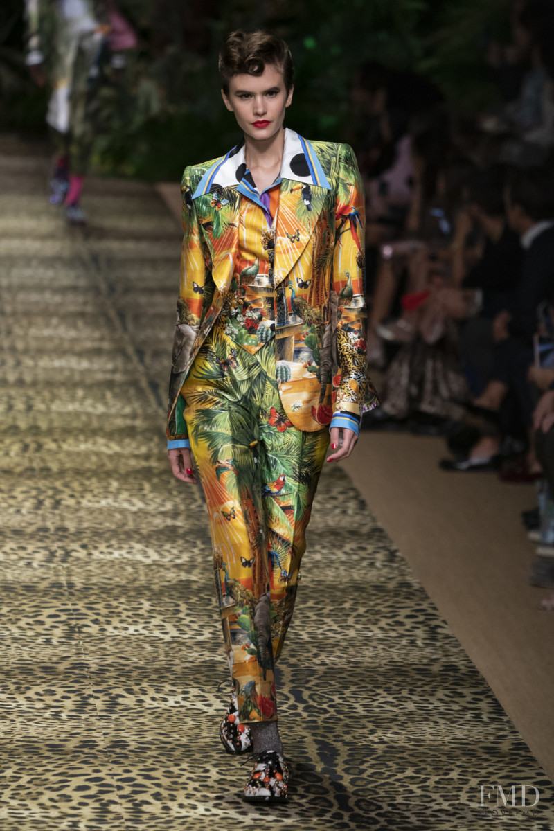 Wioletta Rudko featured in  the Dolce & Gabbana fashion show for Spring/Summer 2020