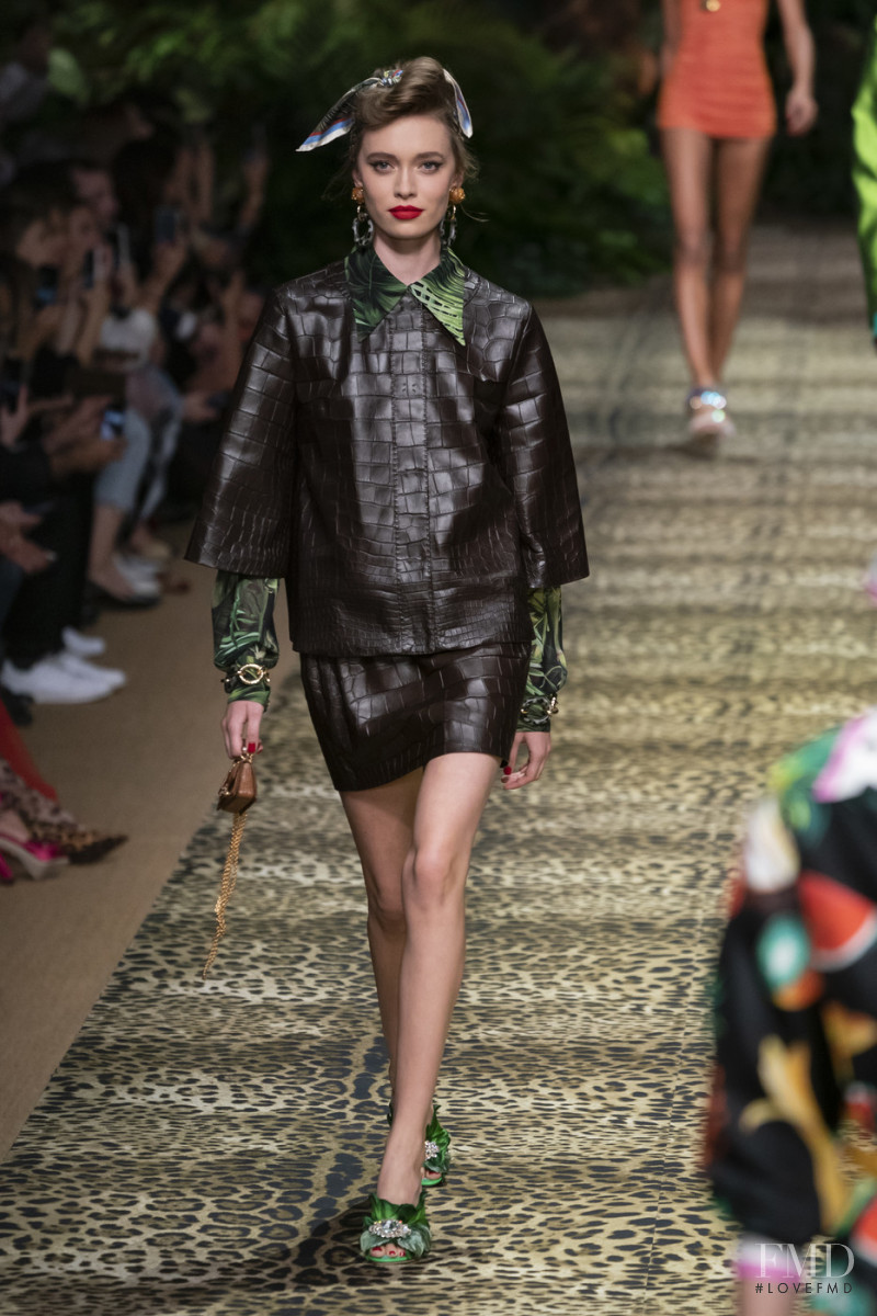 Lila Flowers featured in  the Dolce & Gabbana fashion show for Spring/Summer 2020