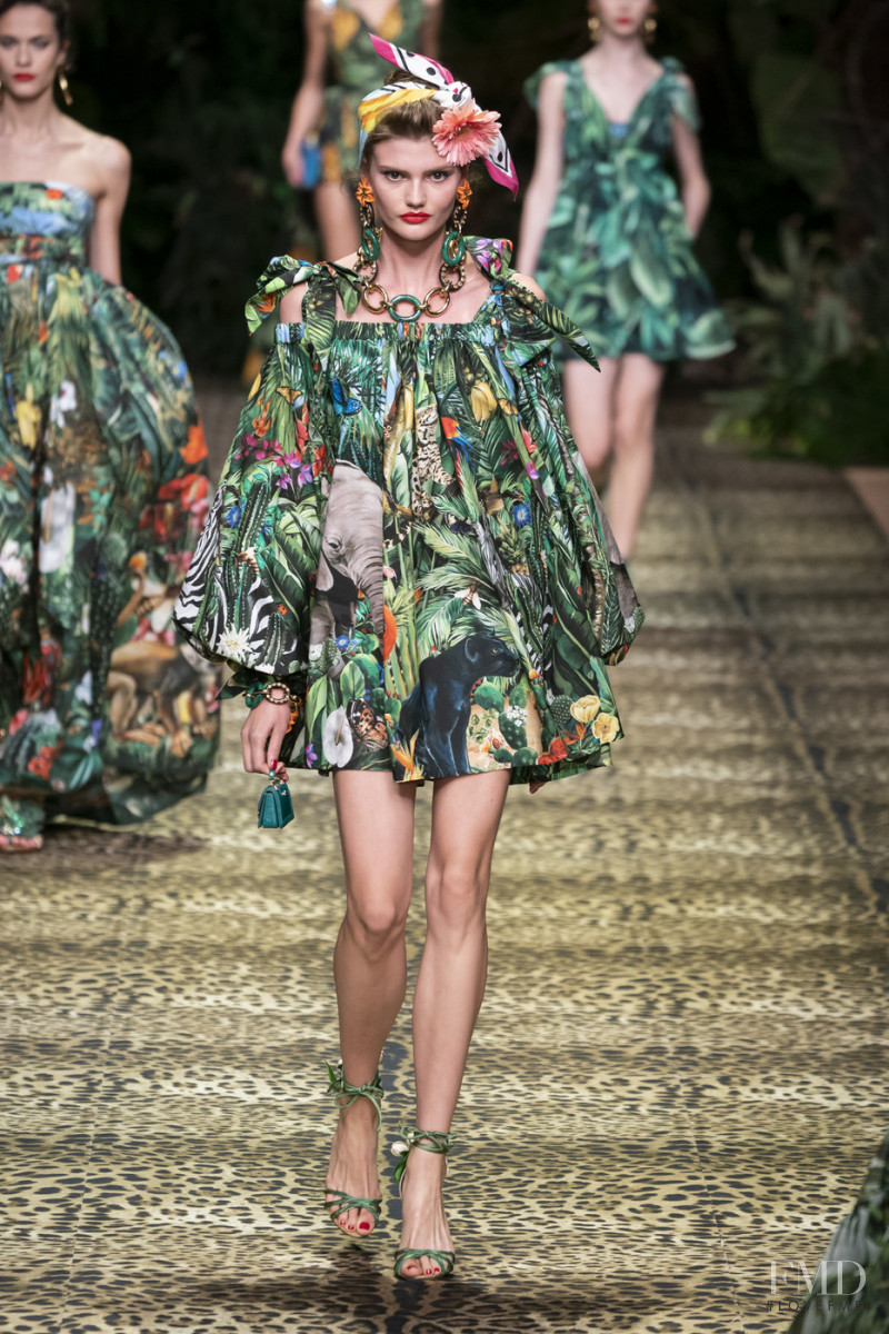 Djura Siebenga featured in  the Dolce & Gabbana fashion show for Spring/Summer 2020