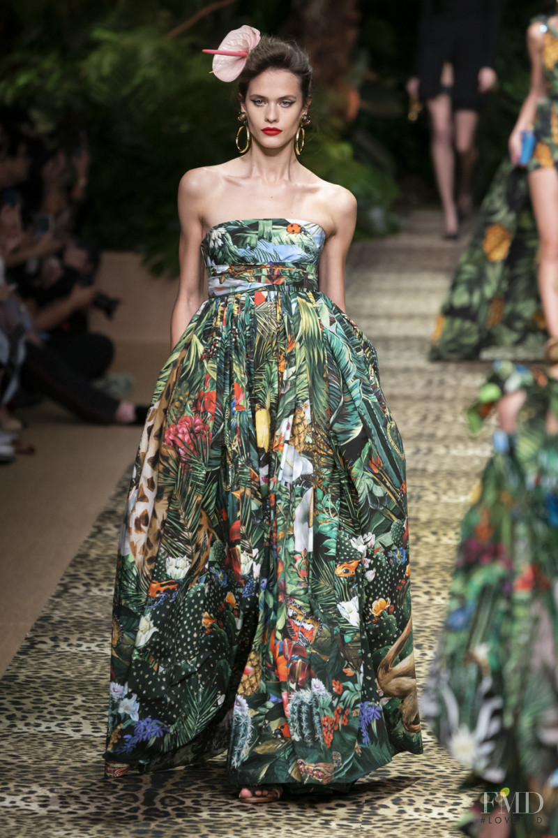Darya Kostenich featured in  the Dolce & Gabbana fashion show for Spring/Summer 2020