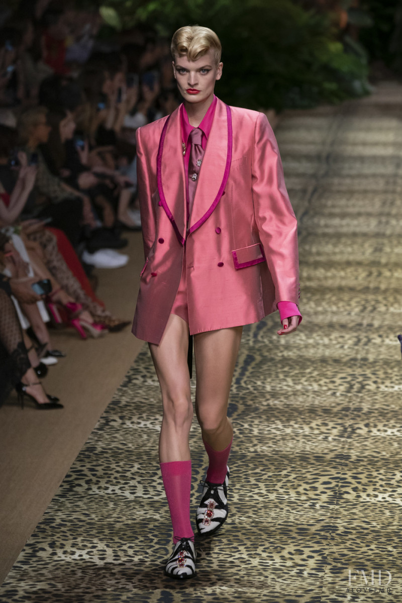 Juliane Grüner featured in  the Dolce & Gabbana fashion show for Spring/Summer 2020