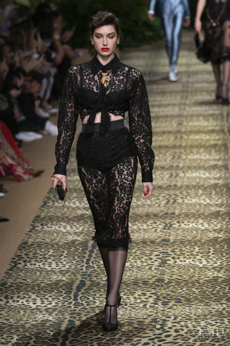 Christina Van Nuis featured in  the Dolce & Gabbana fashion show for Spring/Summer 2020