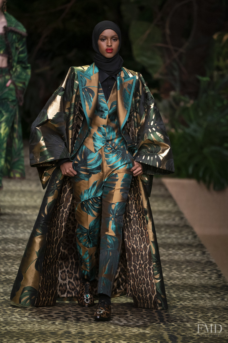 Sundus Jama featured in  the Dolce & Gabbana fashion show for Spring/Summer 2020