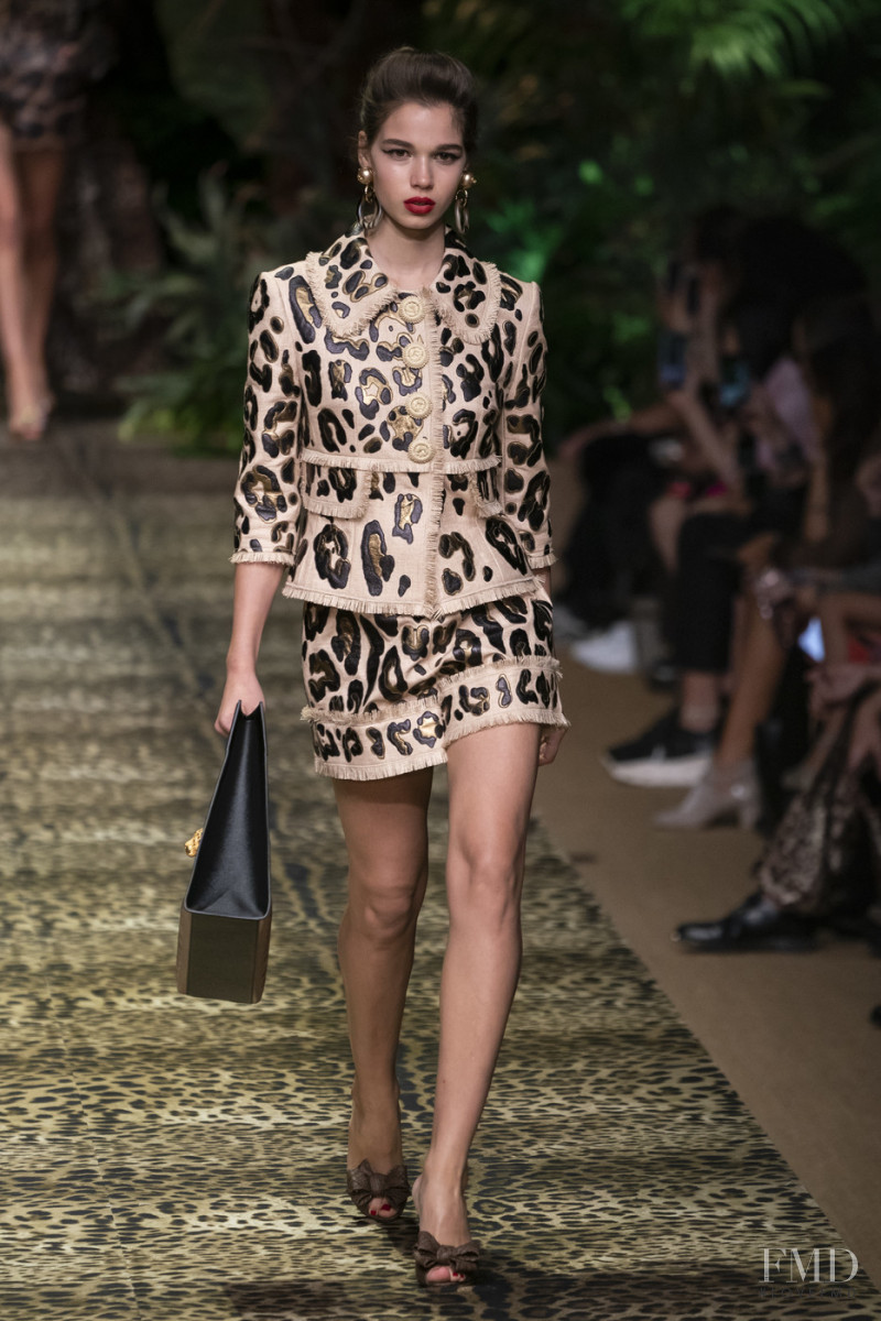 Mathilda Gvarliani featured in  the Dolce & Gabbana fashion show for Spring/Summer 2020