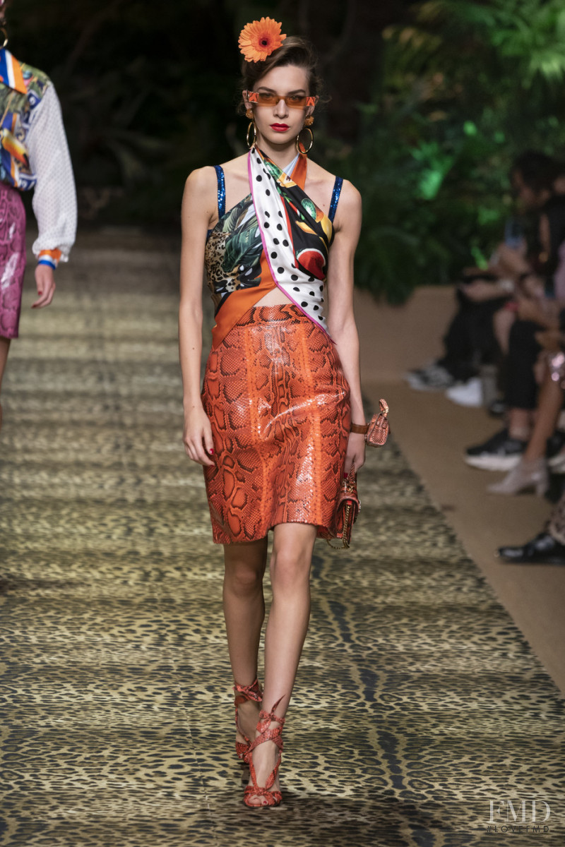 Diletta Paci featured in  the Dolce & Gabbana fashion show for Spring/Summer 2020