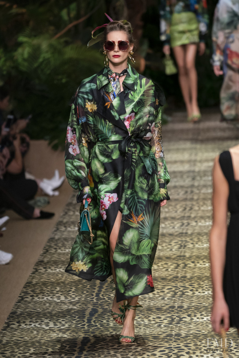 Julia Ivanyuk featured in  the Dolce & Gabbana fashion show for Spring/Summer 2020