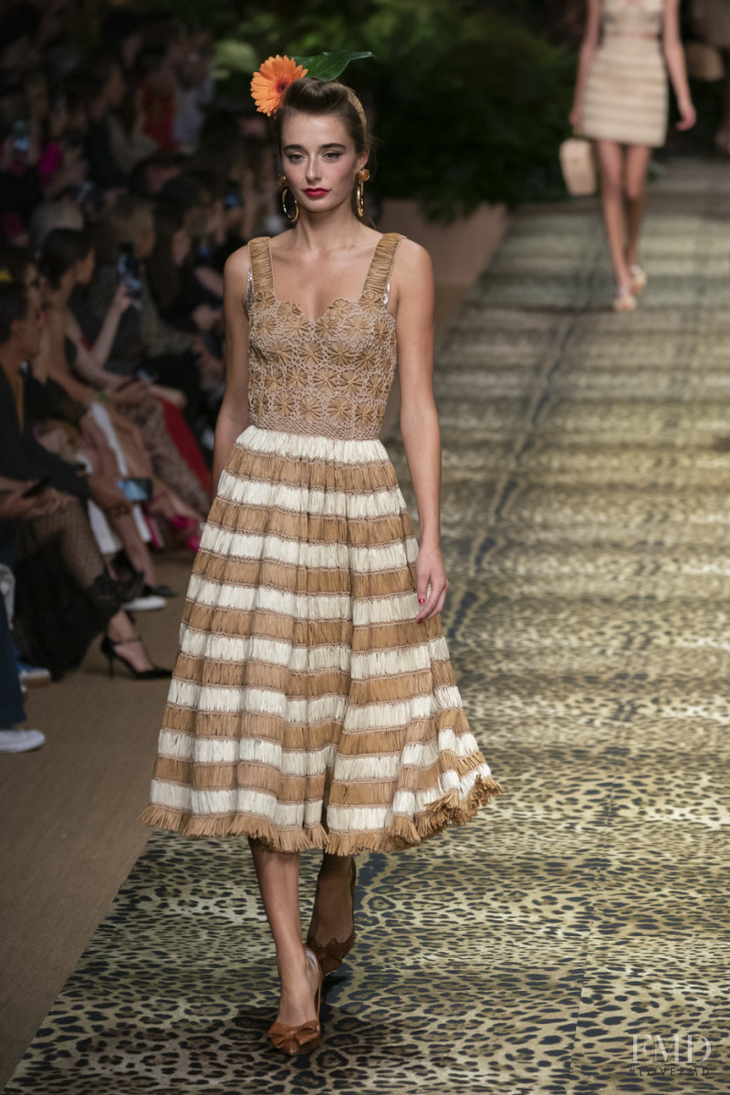 Lily Flynn featured in  the Dolce & Gabbana fashion show for Spring/Summer 2020