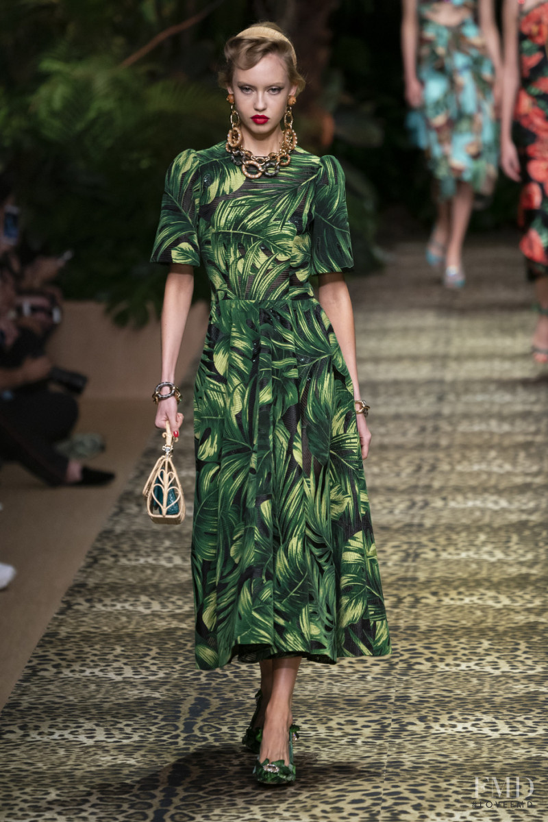 Lulu Reynolds featured in  the Dolce & Gabbana fashion show for Spring/Summer 2020