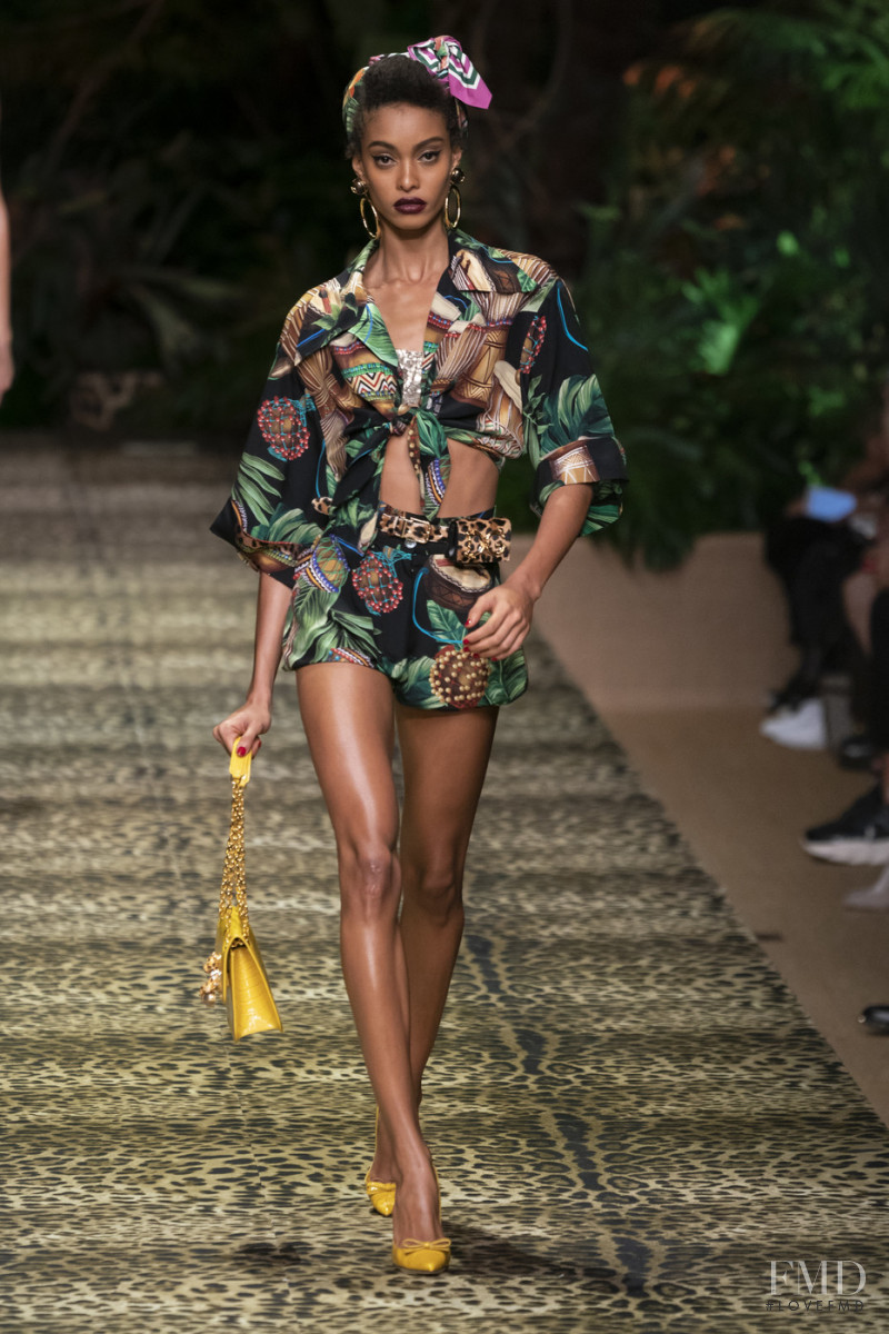 Samile Bermannelli featured in  the Dolce & Gabbana fashion show for Spring/Summer 2020