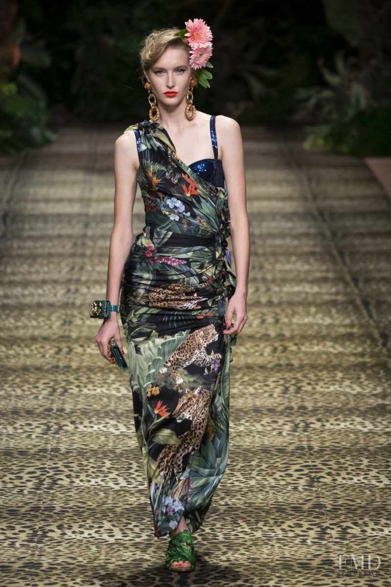 Kateryna Zub featured in  the Dolce & Gabbana fashion show for Spring/Summer 2020